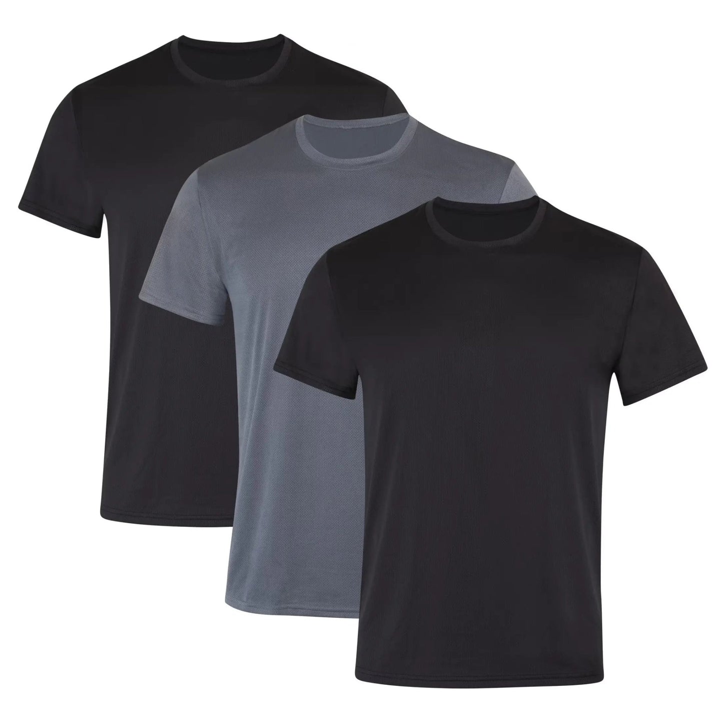 Cooling T-Shirt Pack, 3-Pack, Moves Breathable Jersey Mesh-Back Performance T-Shirts - Blade & Thread