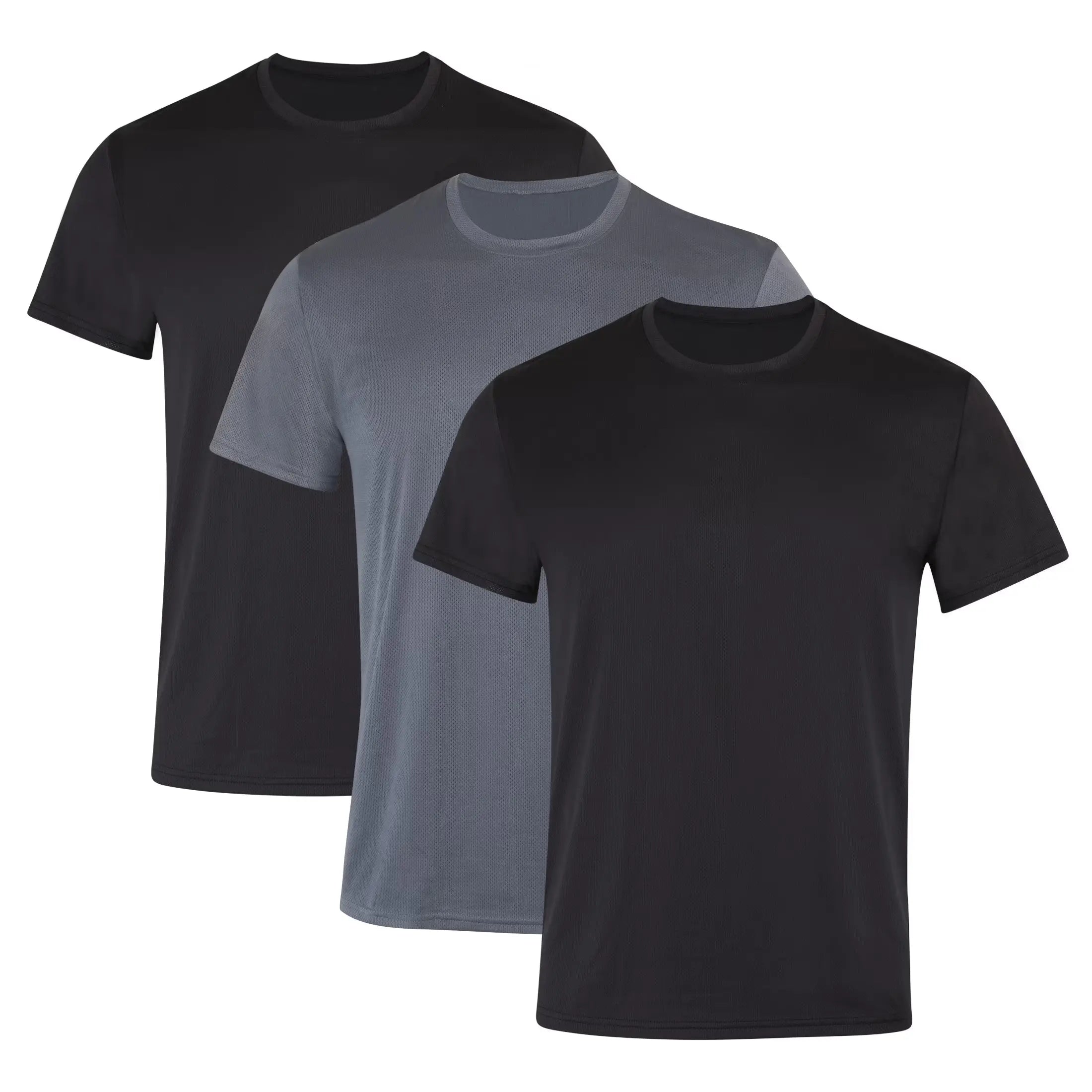 Cooling T-Shirt Pack, 3-Pack, Moves Breathable Jersey Mesh-Back Performance T-Shirts Blade & Thread