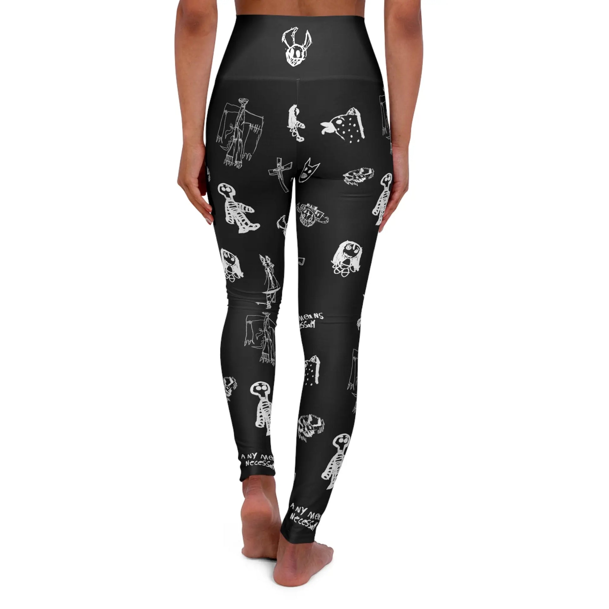 Corrupted Youth High Waisted Leggings Any Means Necessary Clothing