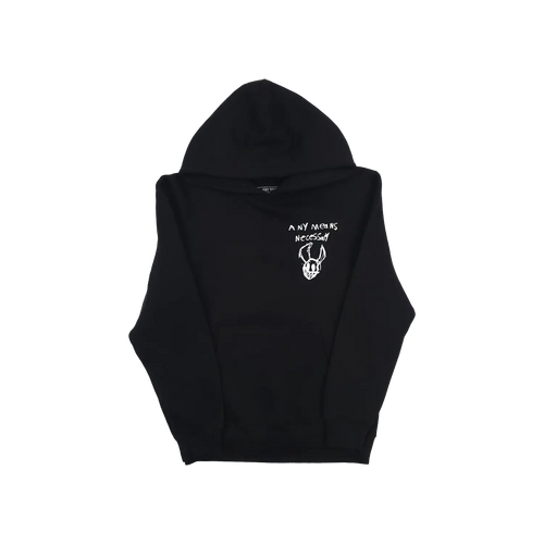 Corrupted Youth Pullover Hoodie Black (Kids) Any Means Necessary Clothing
