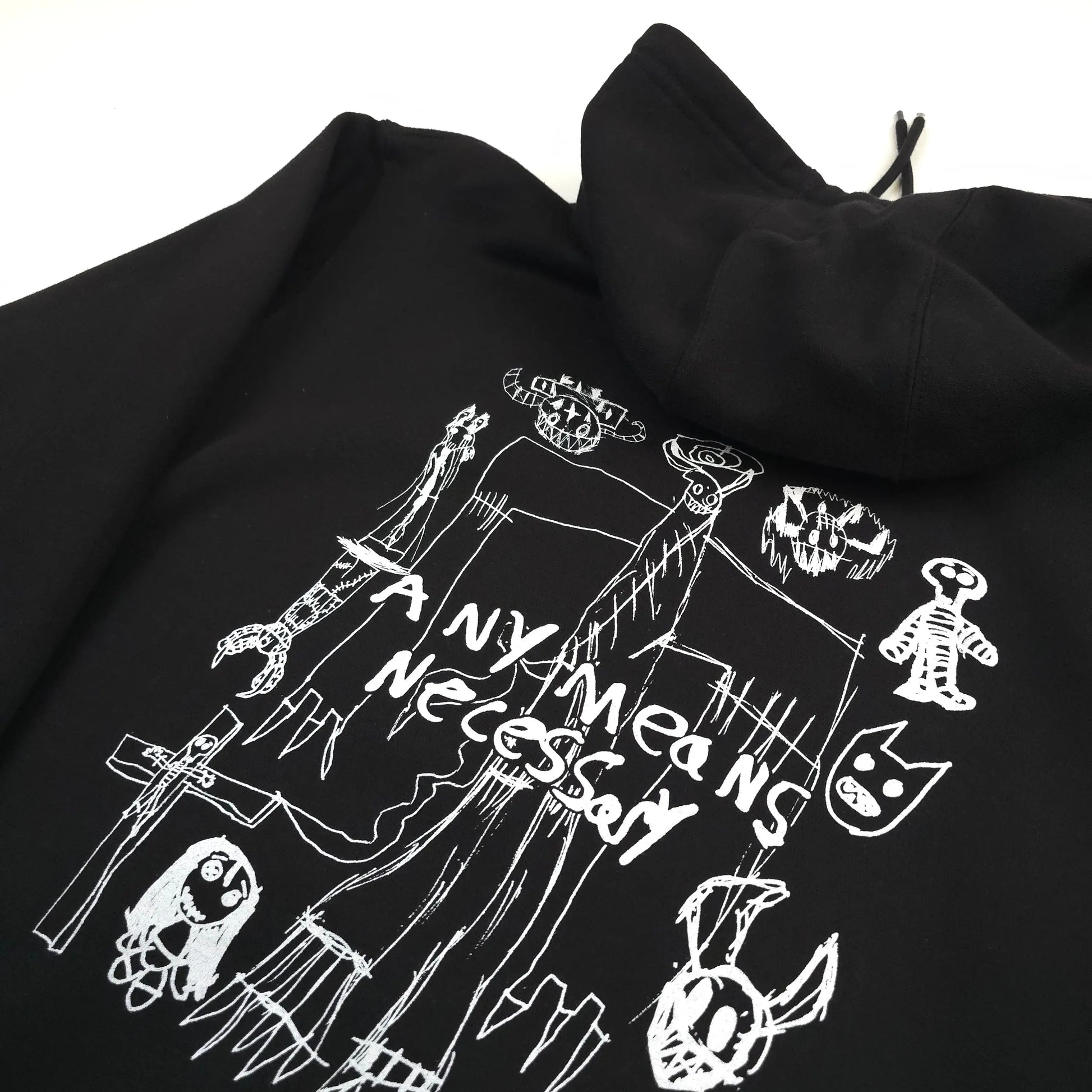 Corrupted Youth Pullover Hoodie Black (Kids) Any Means Necessary Clothing