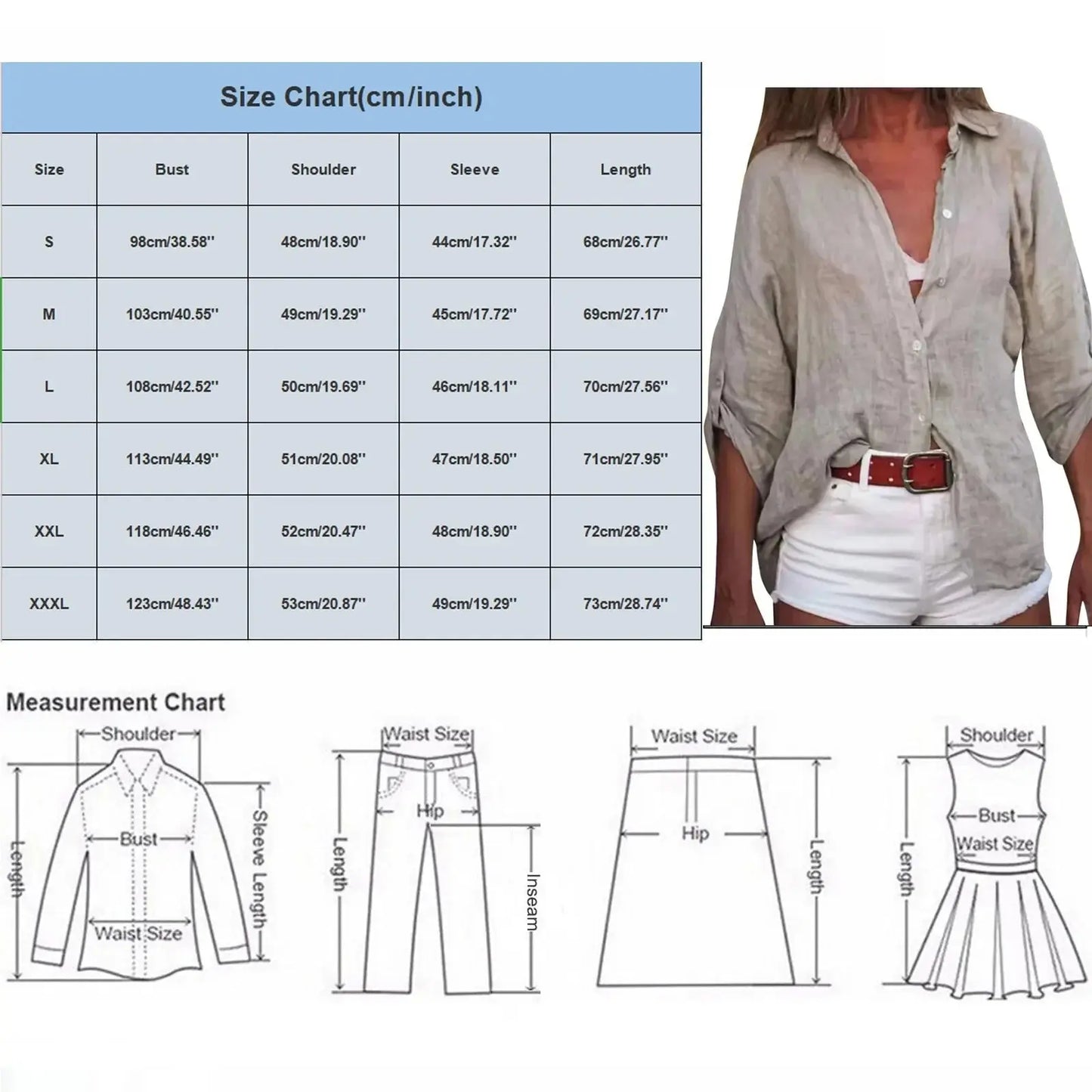 Cotton Linen Blouse Shirts Summer Solid Color Short Sleeve Buttons Cardigan Shirts - Blade & Thread