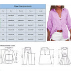 Cotton Linen Blouse Shirts Summer Solid Color Short Sleeve Buttons Cardigan Shirts nowadaysfashion