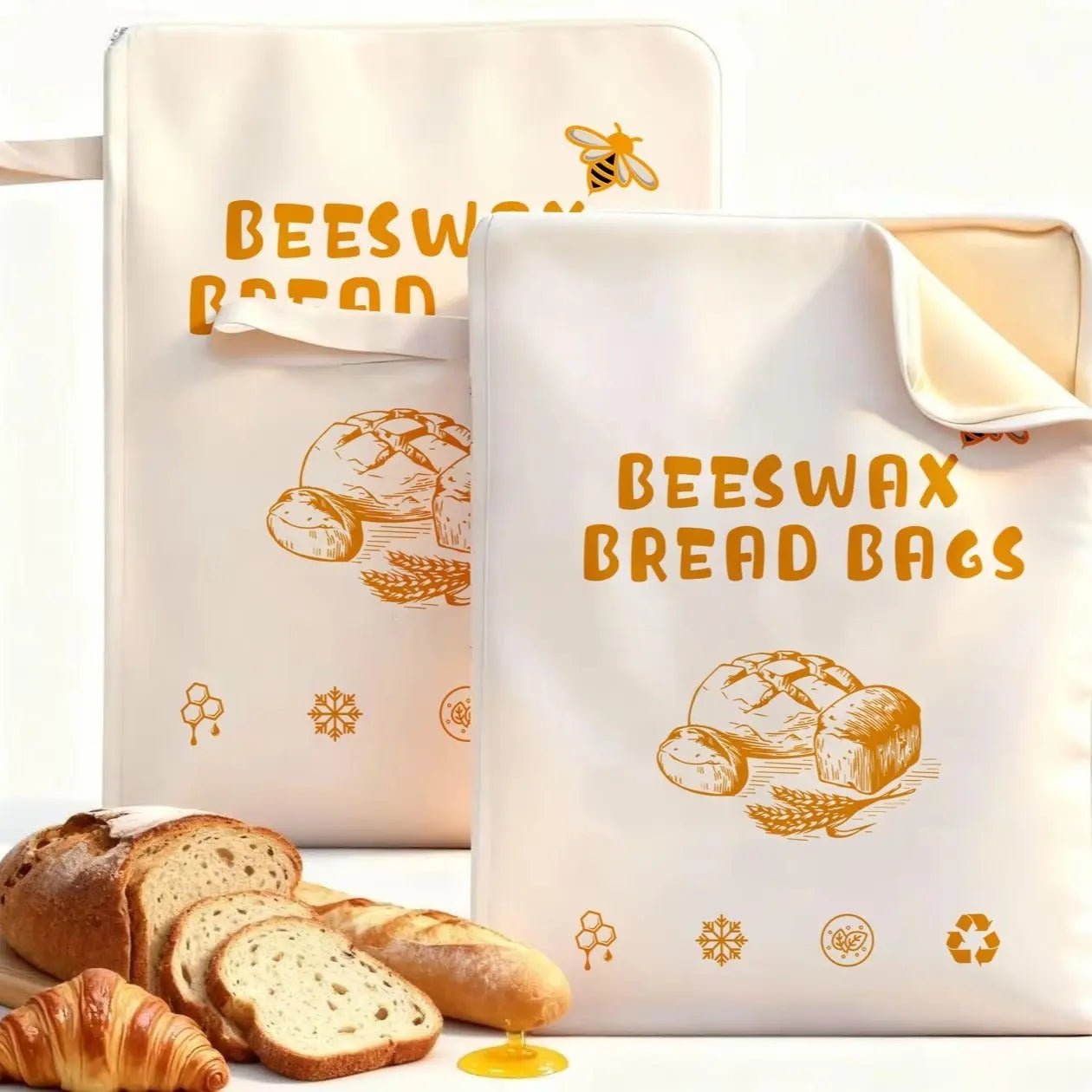 Cotton Linen Bread Bag - Blade & Thread