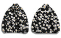 Cotton Padded Thick Parkas Jackets Daisy Print Fleece Warm Full Zip Coats nowadaysfashion