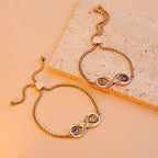 couple bracelet birthstone engraved bracelet nowadaysfashion