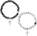 Couple colorful rosary bracelets nowadaysfashion