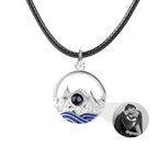 Couples who can customize photos Projection Necklace  Pendant Jewelry For Lover Girlfriend nowadaysfashion