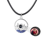 Couples who can customize photos Projection Necklace  Pendant Jewelry For Lover Girlfriend nowadaysfashion