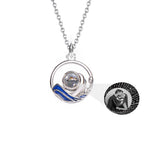 Couples who can customize photos Projection Necklace  Pendant Jewelry For Lover Girlfriend nowadaysfashion
