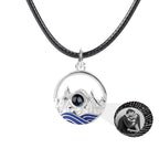 Couples who can customize photos Projection Necklace  Pendant Jewelry For Lover Girlfriend nowadaysfashion
