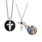 Couples who can customize photosProjection Necklace Pendant Jewelry nowadaysfashion