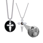 Couples who can customize photosProjection Necklace Pendant Jewelry nowadaysfashion