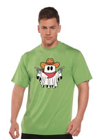 Cowboy Ghost Unisex Bamboo Viscose/Organic Cotton Short Sleeve Graphic T-Shirt Spun Bamboo