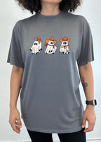 Cowboy Ghosts Unisex Bamboo Viscose/Organic Cotton Short Sleeve Graphic T-Shirt Spun Bamboo
