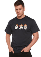Cowboy Ghosts Unisex Bamboo Viscose/Organic Cotton Short Sleeve Graphic T-Shirt Spun Bamboo