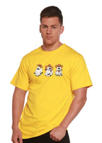 Cowboy Ghosts Unisex Bamboo Viscose/Organic Cotton Short Sleeve Graphic T-Shirt Spun Bamboo