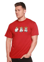 Cowboy Ghosts Unisex Bamboo Viscose/Organic Cotton Short Sleeve Graphic T-Shirt Spun Bamboo
