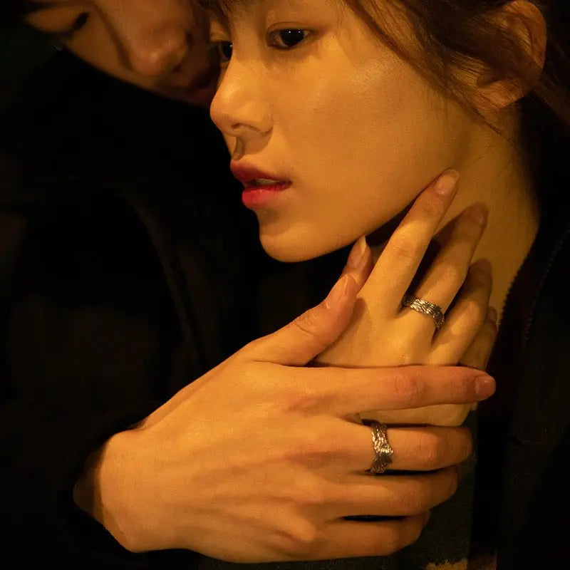 Creative Angel Wing Ring couple rings - Blade & Thread