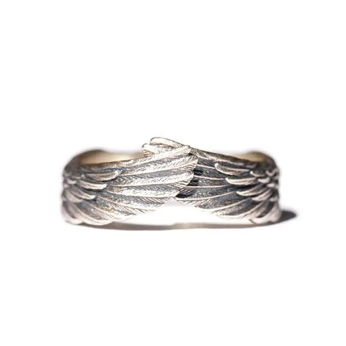 Creative Angel Wing Ring couple rings nowadaysfashion