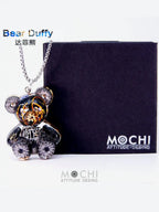 Creative Cyberpunk Duffy Bear Couple Necklace Sweatshirt Pendant nowadaysfashion