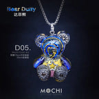 Creative Cyberpunk Duffy Bear Couple Necklace Sweatshirt Pendant nowadaysfashion