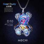 Creative Cyberpunk Duffy Bear Couple Necklace Sweatshirt Pendant nowadaysfashion