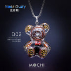 Creative Cyberpunk Duffy Bear Couple Necklace Sweatshirt Pendant nowadaysfashion