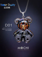 Creative Cyberpunk Duffy Bear Couple Necklace Sweatshirt Pendant nowadaysfashion
