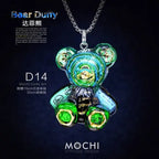 Creative Cyberpunk Duffy Bear Couple Necklace Sweatshirt Pendant nowadaysfashion