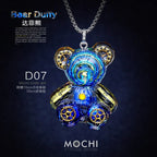 Creative Cyberpunk Duffy Bear Couple Necklace Sweatshirt Pendant nowadaysfashion