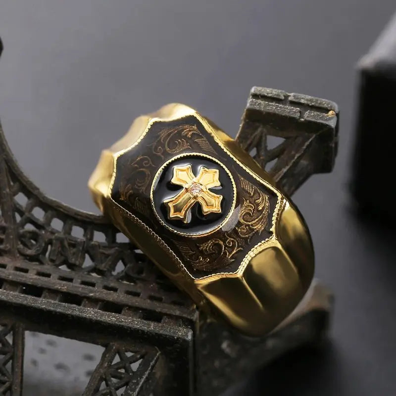 Creative faith cross ring - Blade & Thread