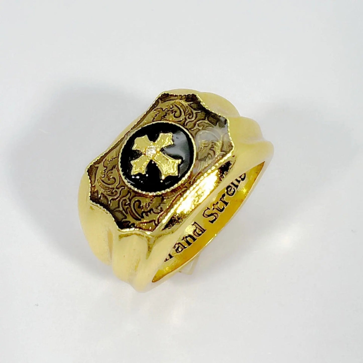 Creative faith cross ring - Blade & Thread