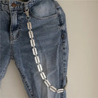 Creative handmade large blade pants chain nowadaysfashion