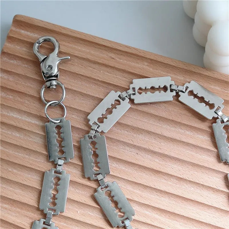 Creative handmade large blade pants chain nowadaysfashion