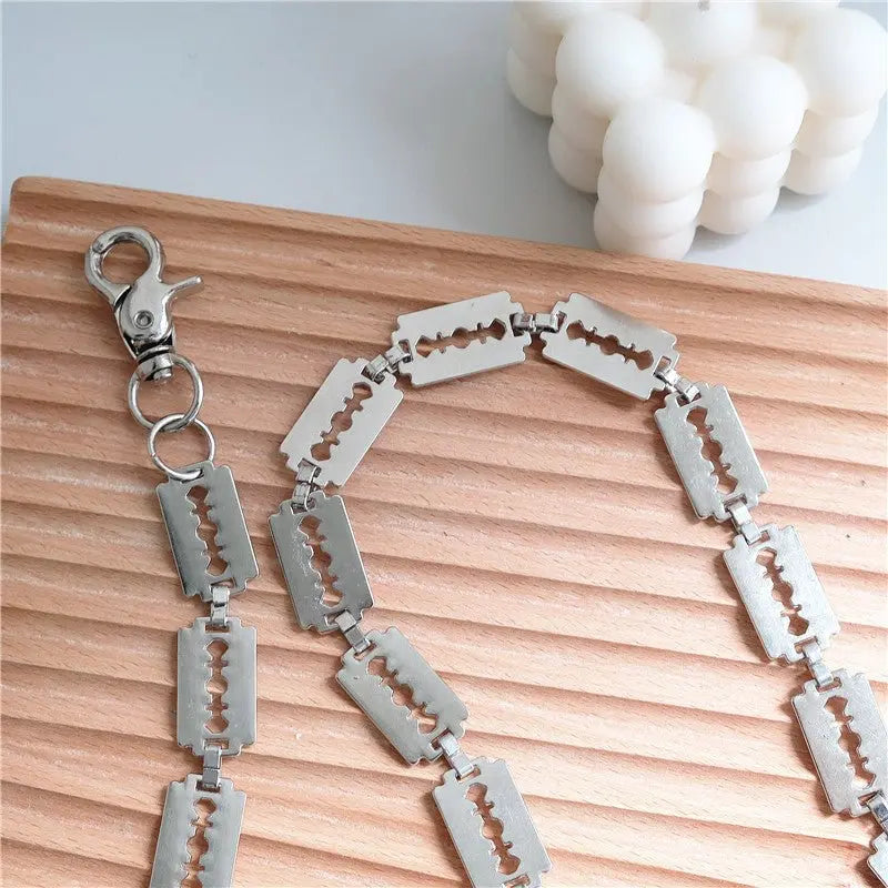 Creative handmade large blade pants chain - Blade & Thread
