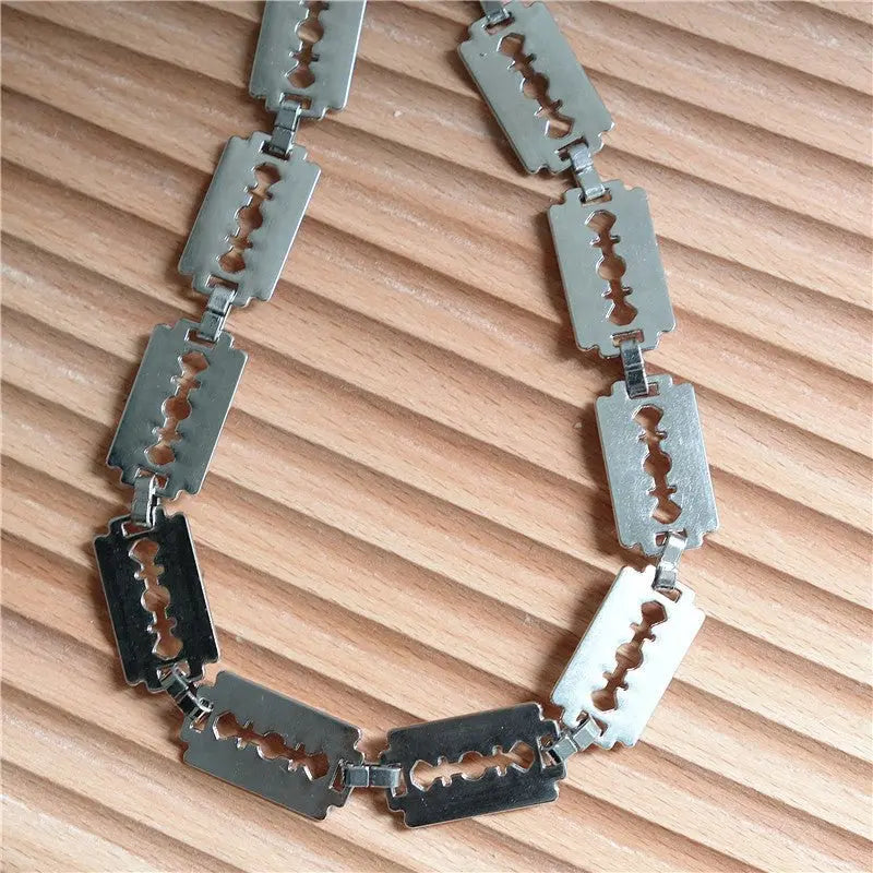 Creative handmade large blade pants chain nowadaysfashion