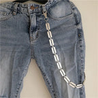 Creative handmade large blade pants chain nowadaysfashion