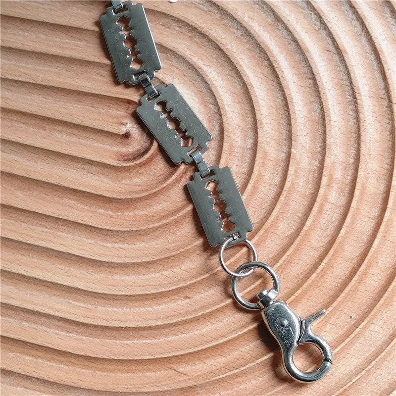 Creative handmade large blade pants chain - Blade & Thread
