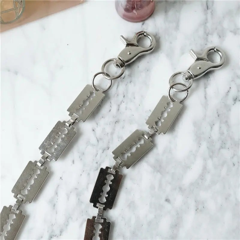 Creative handmade large blade pants chain - Blade & Thread