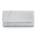 Cross-body underarm single shoulder beaded chain bag nowadaysfashion
