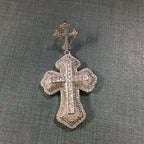 Cross hip-hop necklace for men and women trendy copper inlaid zircon necklace nowadaysfashion