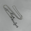 Cross multi-pendant necklace long necklace sweater chain nowadaysfashion