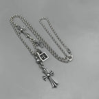 Cross multi-pendant necklace long necklace sweater chain nowadaysfashion