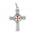 Cross Pendant Knights Templar Irish Knot Necklace nowadaysfashion