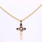 Cross Stainless Fashion Steel Choker Necklace for Men Gold and Silver Color Statement Necklace nowadaysfashion