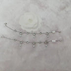 Crystal Diamond Water Drop Necklace Super Sparkling Tassel Pendant Bracelet nowadaysfashion