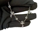 Crystal Diamond Water Drop Necklace Super Sparkling Tassel Pendant Bracelet nowadaysfashion