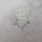 Crystal Diamond Water Drop Necklace Super Sparkling Tassel Pendant Bracelet nowadaysfashion
