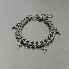 Cuban Titanium Steel Small Cross Bracelet nowadaysfashion